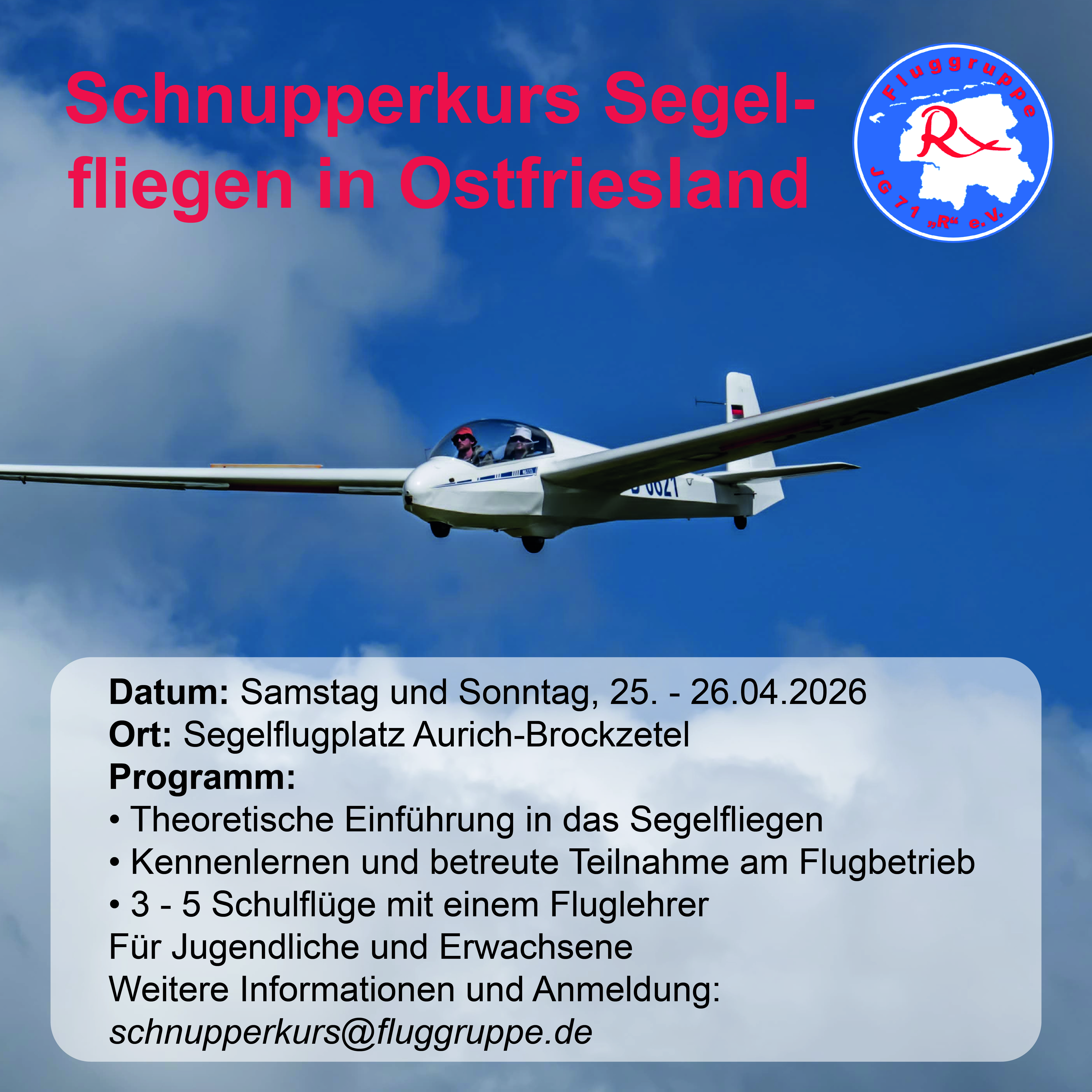 Schnupperkurs 2026 - Hero image 1
